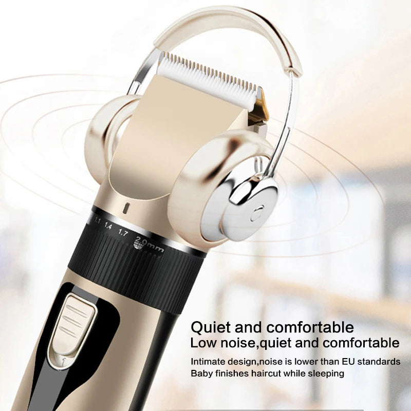 HotSale Professional USB Cordless Electric Portable Hair Trimmer Rechargeable Barber Hair Clipper Kit Ceramic Haircut Grooming