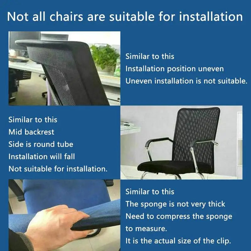 Computer Chair Headrest Pillow Adjustable Headrest For Chair Office Neck Headrest For Office Chair Accessories A5l3
