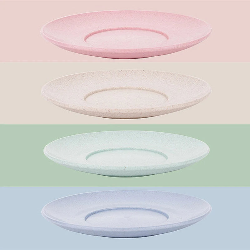 Household Cup, Plate, Single Pack Cereal Bowl, Fruit Fork, Gift Tableware, Rice Bowl, Eco - friendly Wheat Straw Plastic Bowl