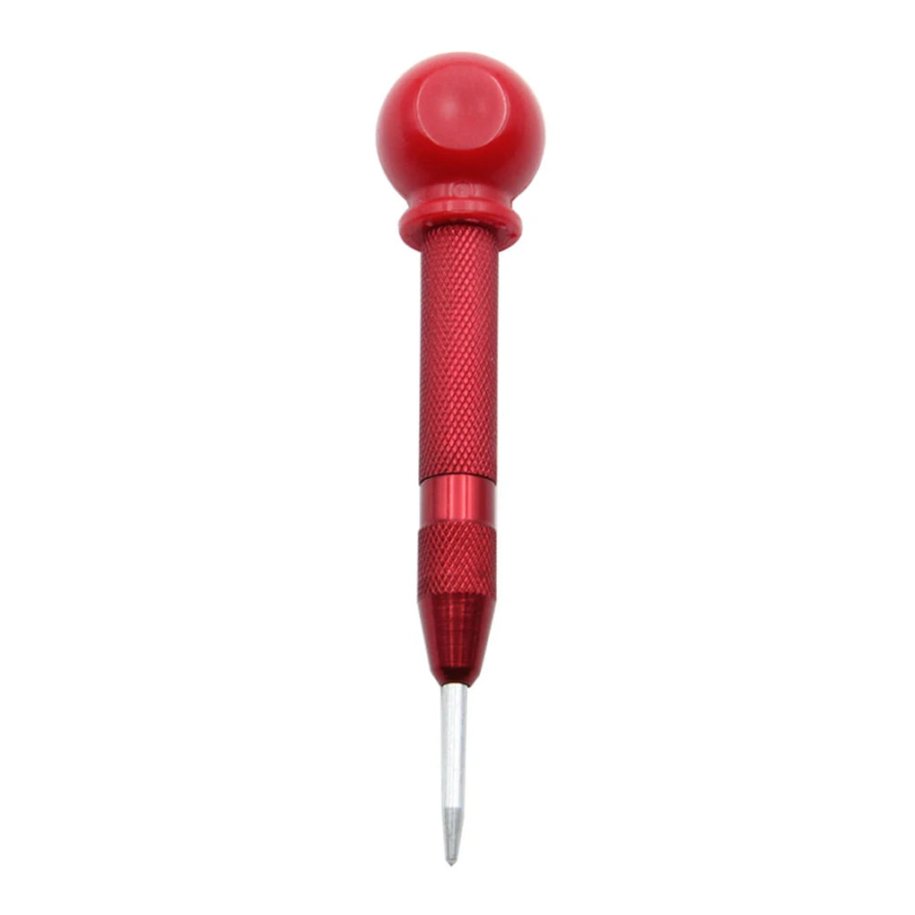 5 inch Automatic Center Punch Spring Loaded Marking Starting Holes Tool Wood Press Dent Marker Woodwork Tool Hole Drill Bits New