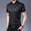 Wholesale Summer Satin Blouse Shirt New Arrival Floral Pattern Slim Fit Casual Style Anti-Wrinkle and Breathable Features