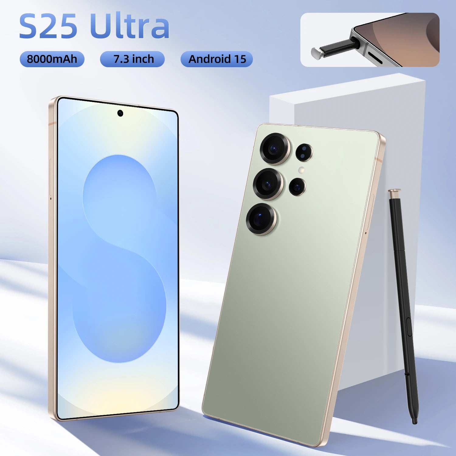 S25 Ultra Android 14 Smartphone 7.3 Inch HD Screen 12GB+512GB 5G 108MP 120W Deca Core CPU Original & Unlocked Express Shipping