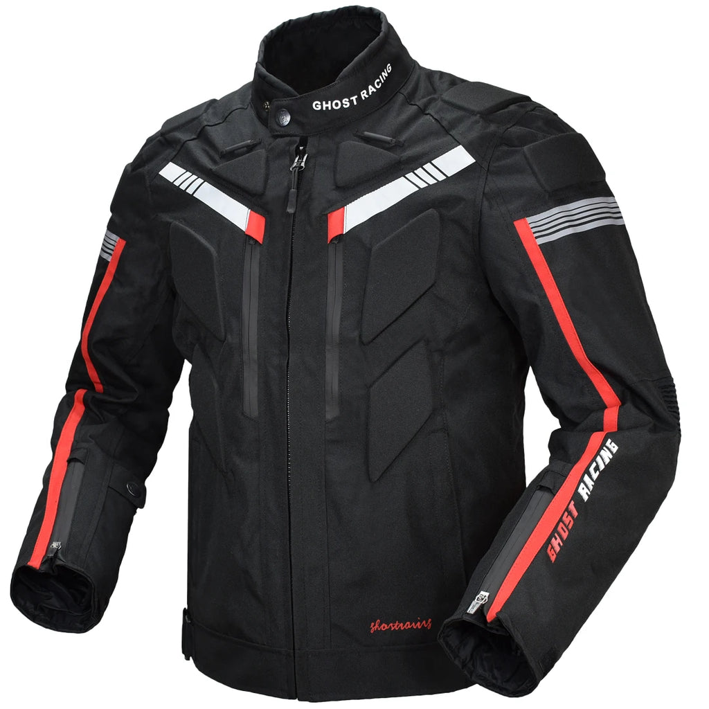 Motobiker Racing Pants Warm Autumn and Winter Motorcycle Jacket Anti-Fall Racing Jacket Motocross Jacket with Removable Liner