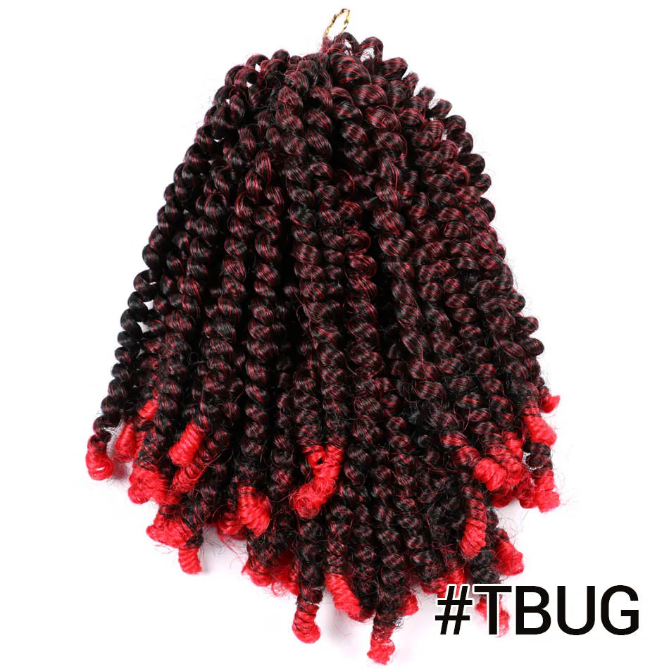 Ombre Spring Twist Braiding Hair Synthetic Crochet Braids Passion Twist Pre-Twist Crochet Hair Extensions Jamaica Bounce Twist