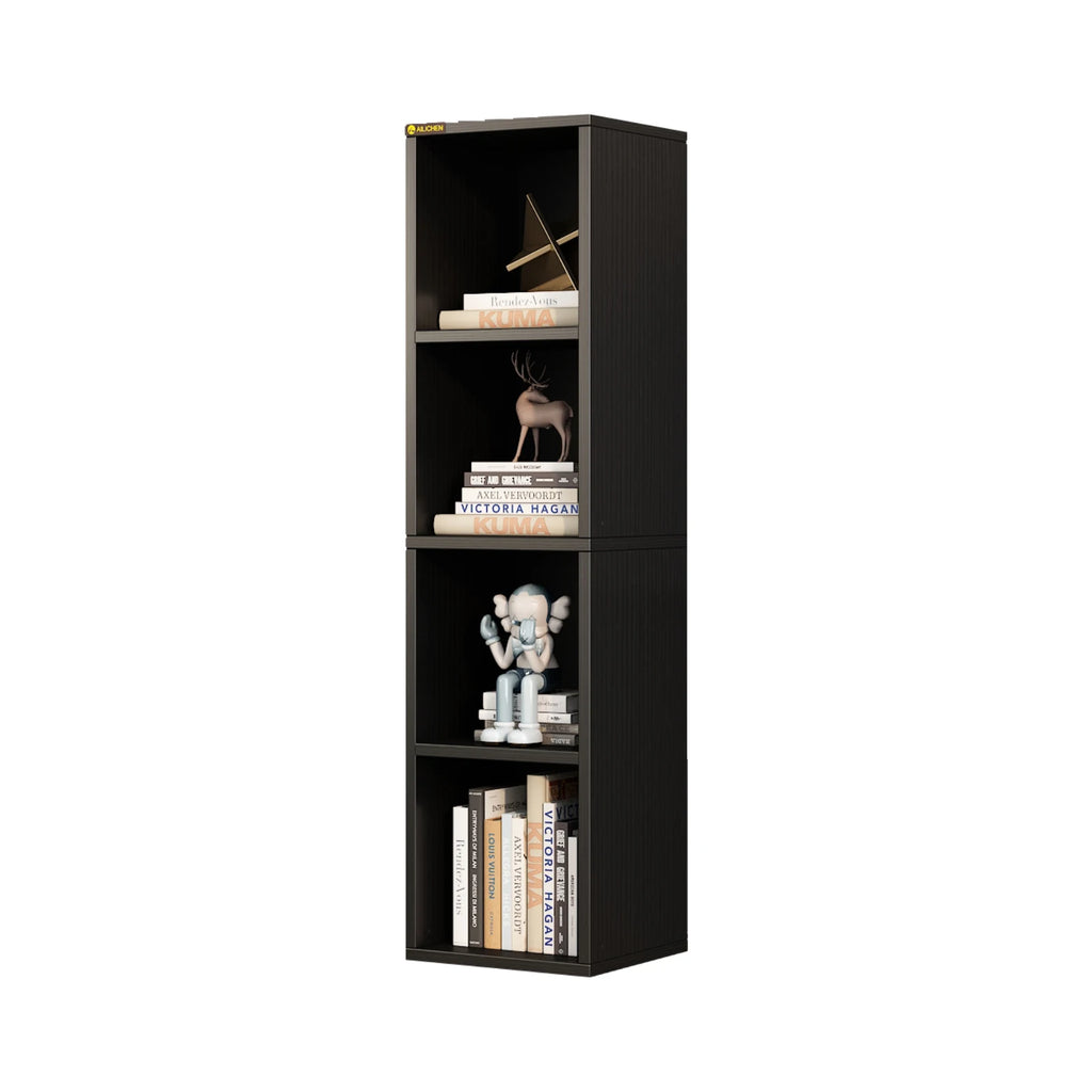 YQ FOREVER New Design Four Story Bookshelf Wooden Cabinet Living Room Furniture