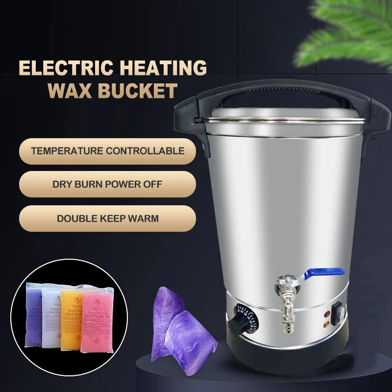6.8L Electric Adjustable Temperature Hair Removal Wax Warmer Machine Paraffin Wax Heater