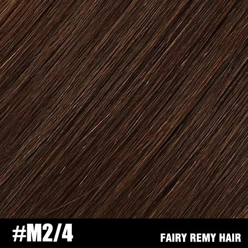 Fairy Remy Hair 20-22" Remy Keratin Flat Tip Human Hair Extensions Straight Capsules Natural Pre Bonded Hair 0.8g/Strand