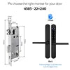 Tediton TTlock Outdoor Sliding Push and Pull Smart Lock Hotel Security Door Lock Smart Locks for Exterior Doors