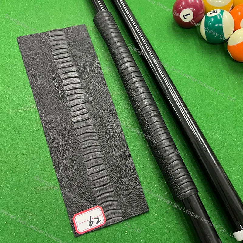 Genuine Cow Skin Pool Billiards Cue Grips Non-Slip Protective Sleeve Wrap with Different Print Pattern Genuine Leather Club Wrap