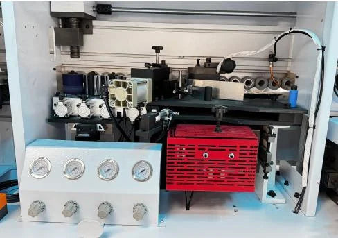 MingD MD-EM1 Fully Automatic Mini Edge Banding Machine for MDF Production Woodworking Features Gluing Cleaning Buffing Used