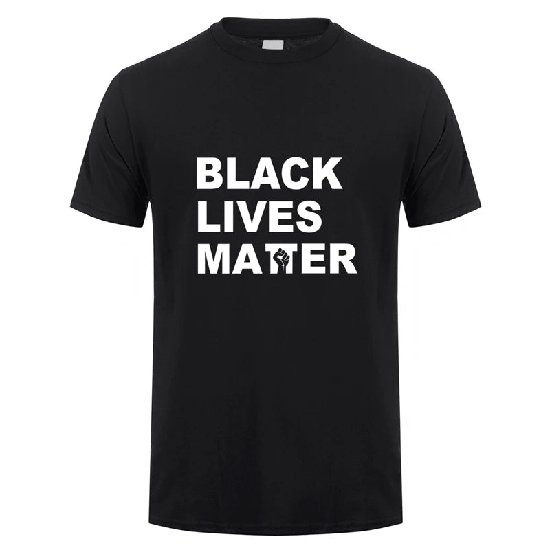Black Lives Matter T Shirt Short Sleeve Cotton BLM T-shirt Black Life Matter Tshirt Men Unisex 14 STYLES Clothing XS-5XL