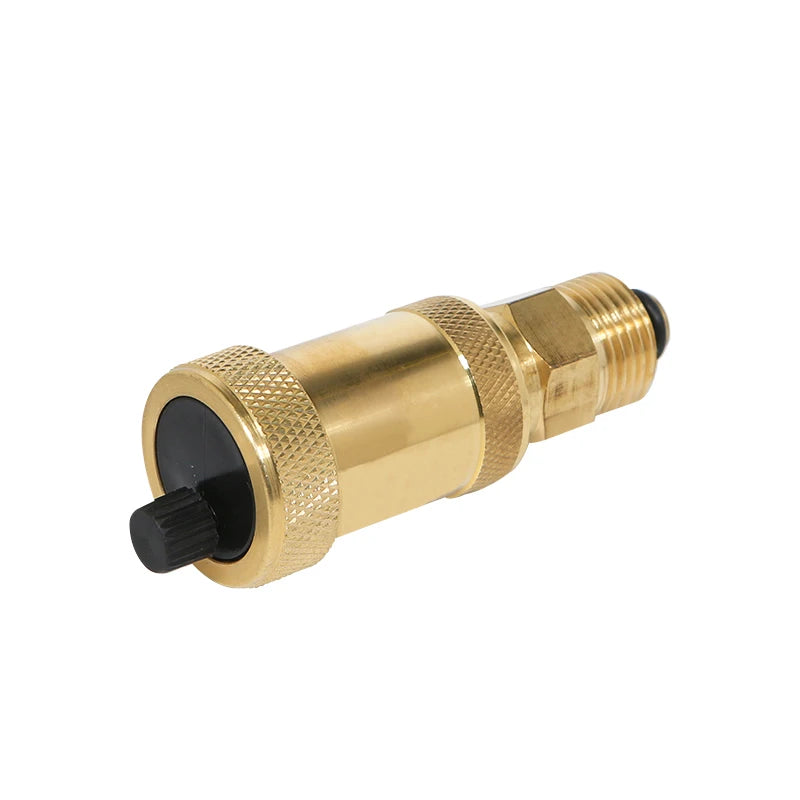 Auto Air Vent Control Bleed Valve Plug with OEM Support 1/2 Port Size -50C 100C Operating Temp. for Radiator Heating System