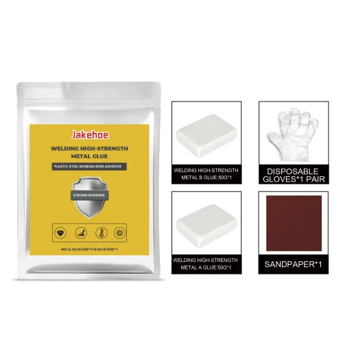 Jakehoe Welding Iron Plastic Diamond Metal Repair Clay Glue