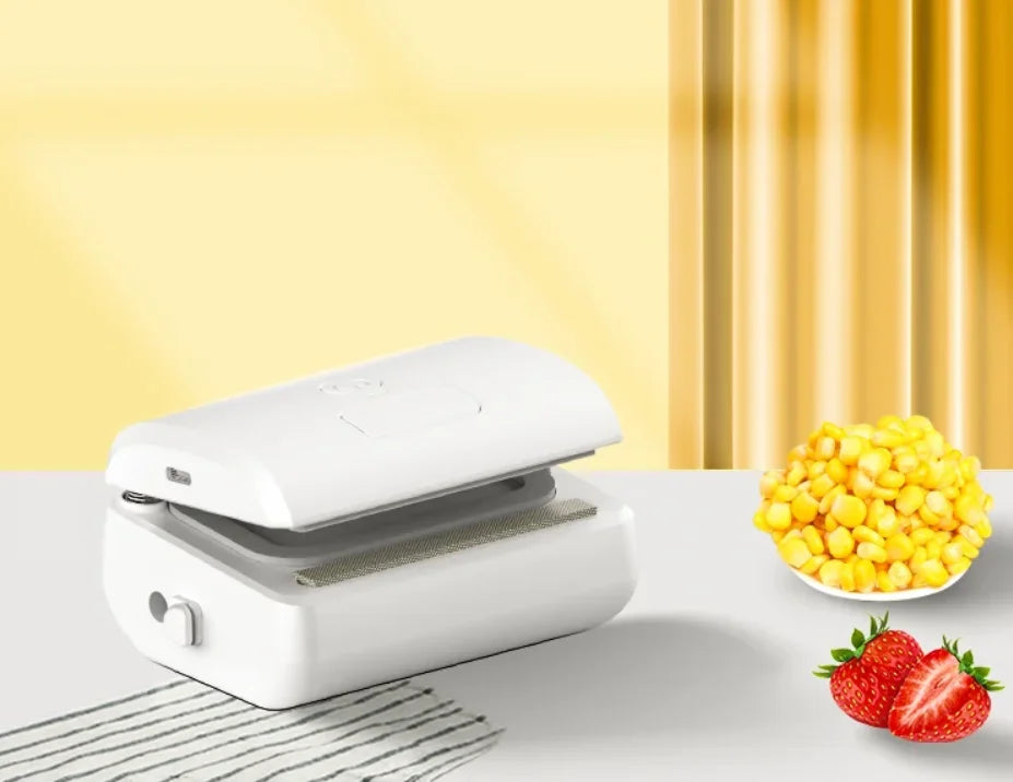 7 in 1 Fresh Save Household Small Sealing Machine Air Suction Hand Vacuum Pump Sealer Electric Vacuum Food Sealers Outdoor BBQ