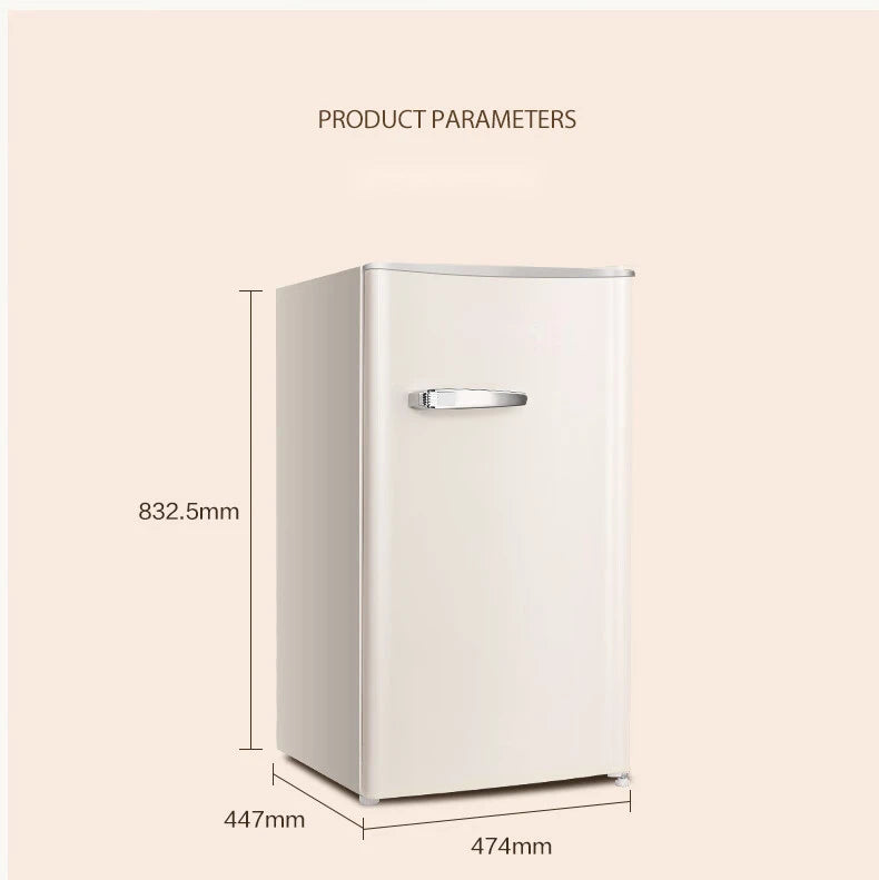 Manufacturer 92L Air-cooled Frost-free Energy-saving Household Single-door Fridge Top Freezer Mini Compact Refrigerators