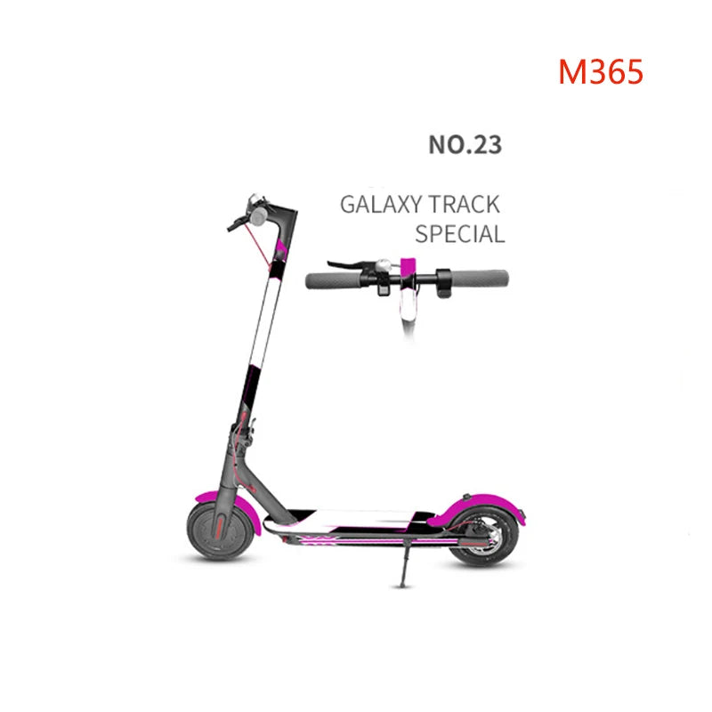 Electric Scooter Full Body PVC Sticker DIY Skateboard Sticker Scooter Pedal Stickers Decal For Xiaomi M365/PRO