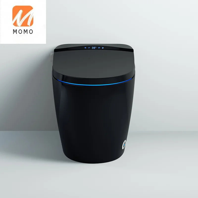 Automatic flushing without water tank integrated black electronic intelligence