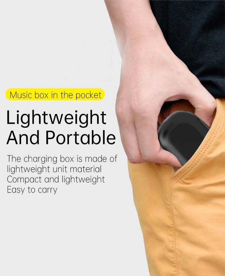 Bluetooth Wireless Headphones with Mic Sports Waterproof TWS Bluetooth Earphones Key Control Wireless Headsets Earbuds Phone