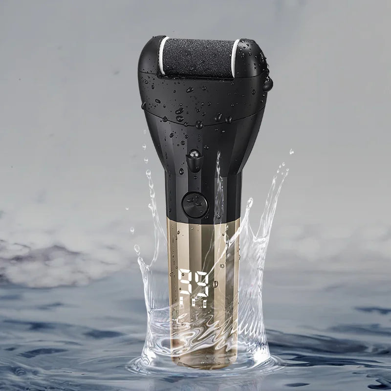 New Professional Lcd Cordless Rechargeable Foot Scrubber Dead Skin Spa Electric Foot File Nail Callus Remover for Feet