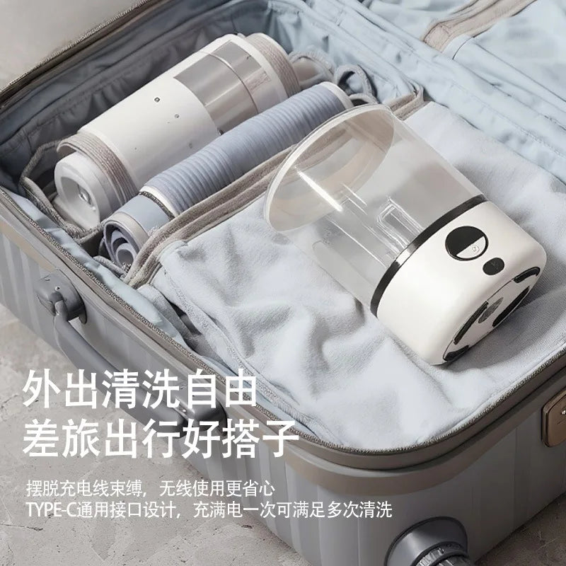 Mini Portable Wireless Top Loading Washing Machine for RV Use Small Capacity All-In-One Washer/Dryer with Digital Display