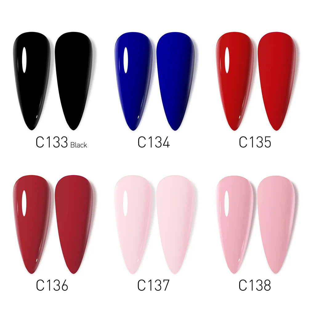 CANNI 16ml Nail Art Salon Professional Use Long-lasting High Glossy  Black Pink White Red Color Nail Gel Polish Enamel Lacquer