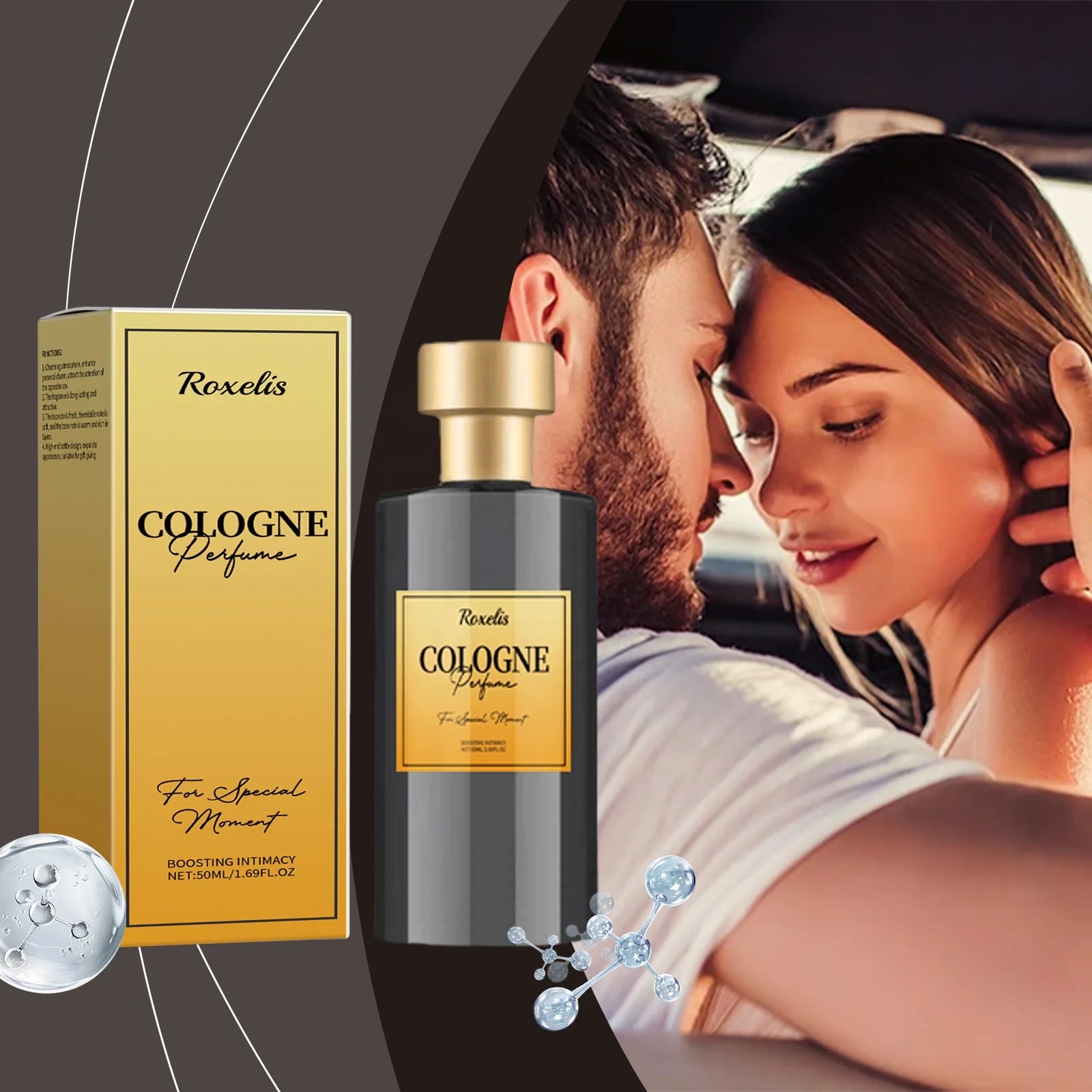 Cologne Pheromone Perfume 50ml Long Lasting Layered Fragrance Attractive Scent for Men