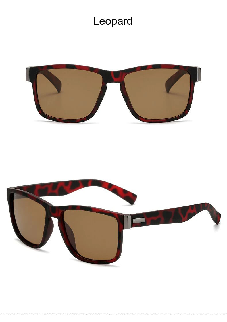 Fashion Polarized Sunglasses Man Woman Driving Coating Points Red Frame Eyewear Male Sun Glasses UV400 Sun Glasses