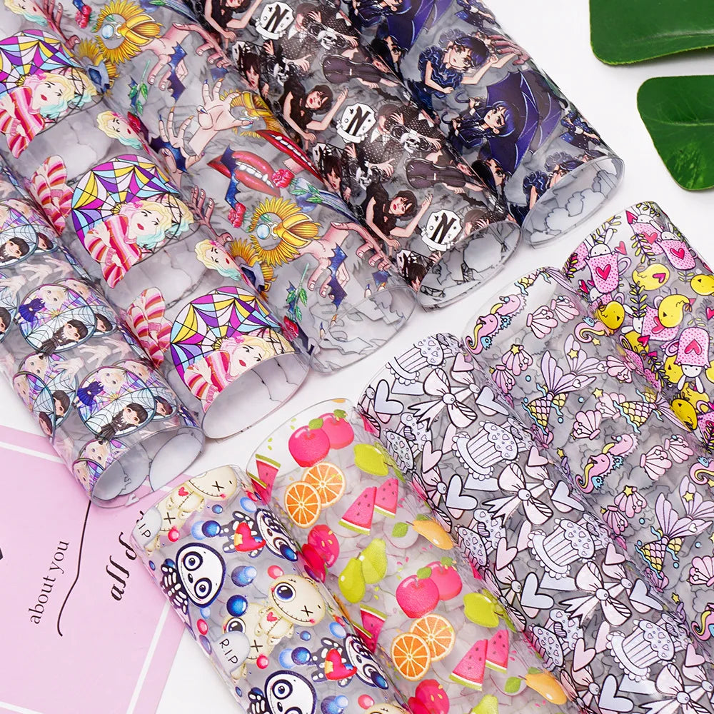 30CM*120CM Cartoon Character PVC TPU Vinyl Leather Garment Accessories Material Transparent Iridescent Mermaid Cake 1mm Sofa Bag