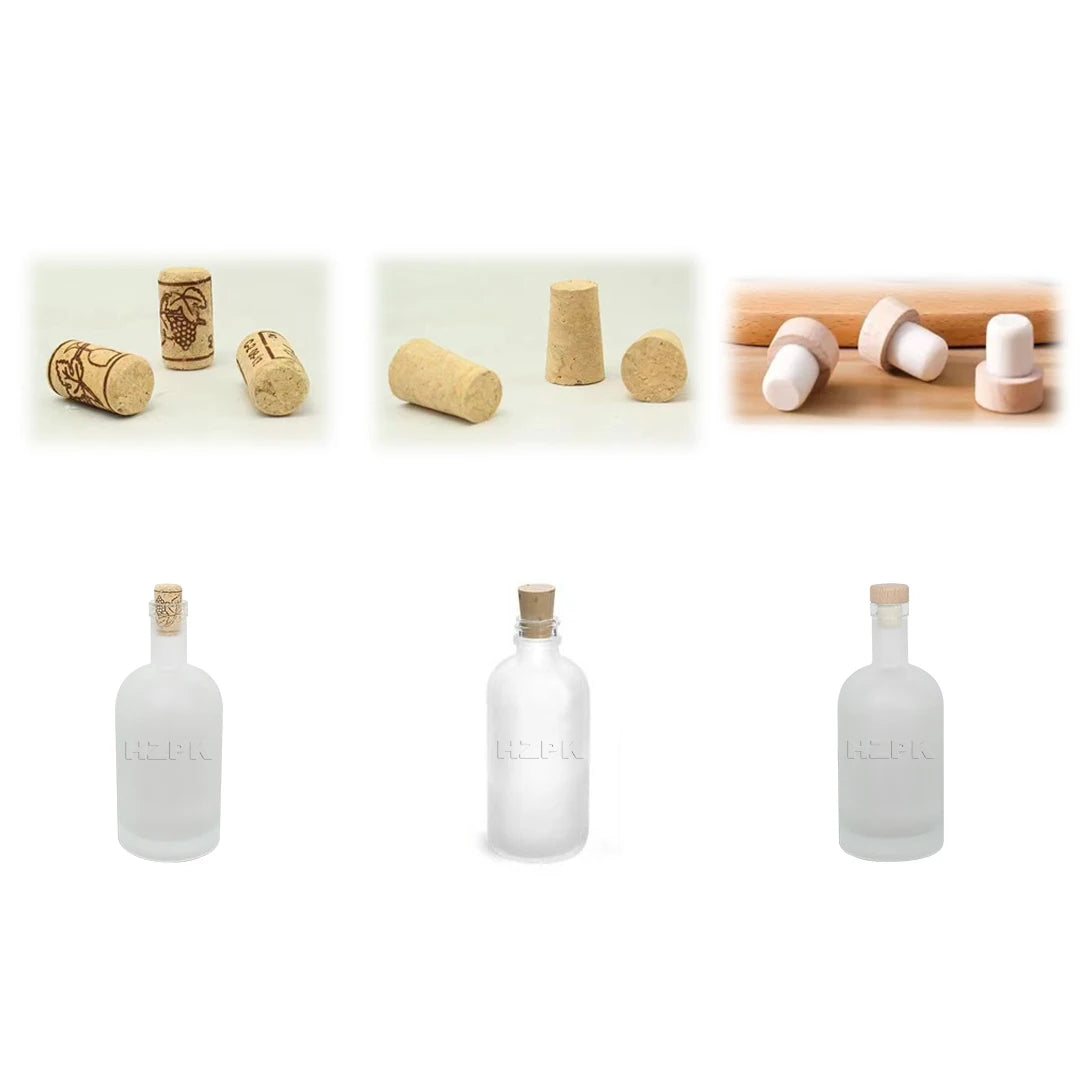 HZPK Semi Automatic Small Size Tabletop Mini Perfume Water Glass Alcohol Wine Bottle Wooden Cap Pressing Capping Machine