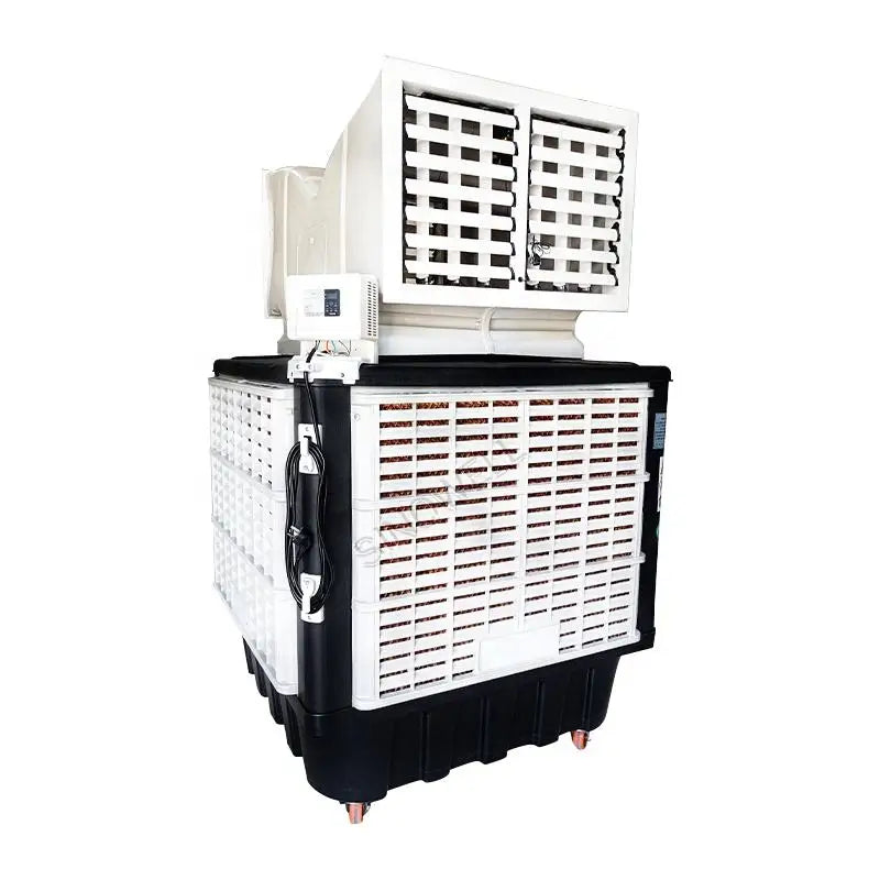 Hot Sale New Model  1.1kw 18000m3/h Plastic Body Water air Cooling Fan Ventilation Duct Cool Breeze air Cooler