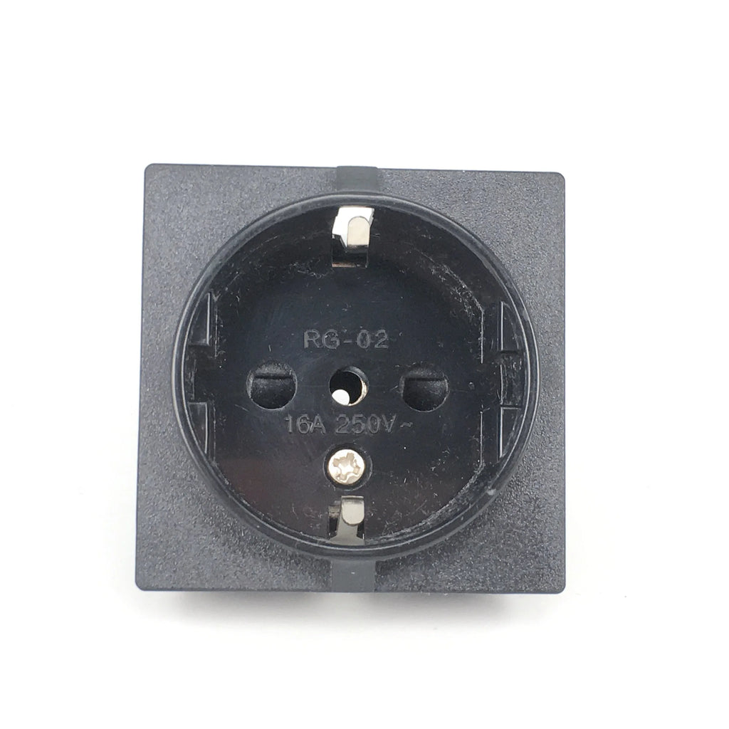 Europe socket embedded industrial outlet Inverter output socket EU universal electrical Russia,South Korea AC power connector16A