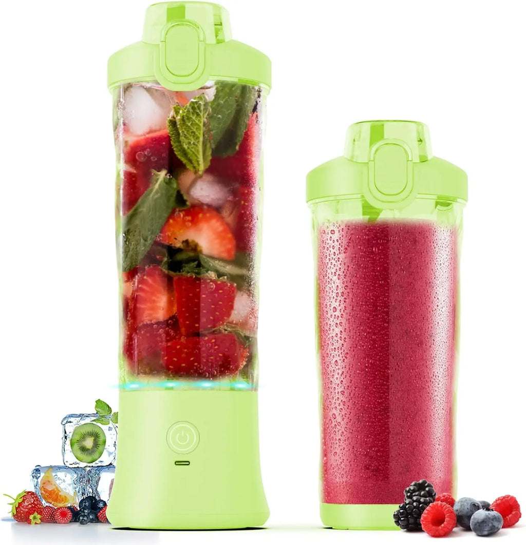 600ML Big Capacity Mini Blender Electric Rechargeable Waterproof Hand Blender Powder Juicer Portable Blender