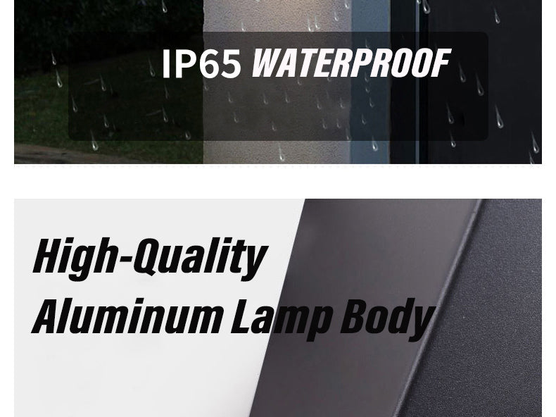 Outdoor LED Wall Lamp 6W 10W IP65 Waterproof Aluminum Wall Lights Porch Garden Fence Indoor Modern Nordic Sconce Lamps AC85-265V