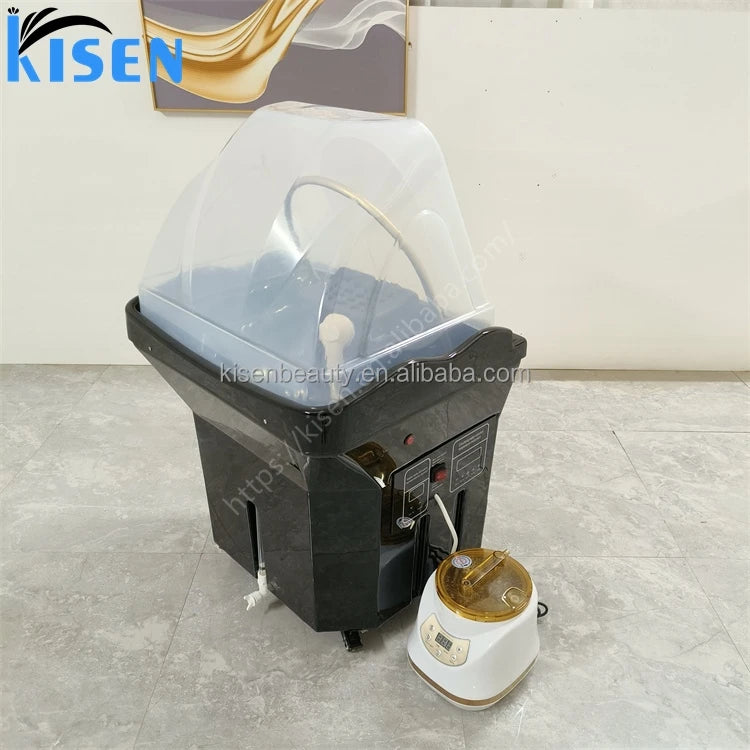 Kisen Head Spa Bac Salon Shampoo Basin Portable Sink Pipeless Water tank Colorful Light EU UK US AU Plug 7-10days Delivery