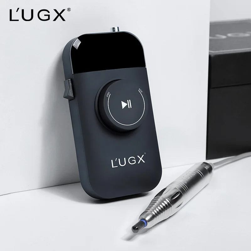 LUGX 35000rpm Wireless Nail Polisher Portable Cordless Brushless Motor Rechargeable Electric Professional Nail Drill Machine