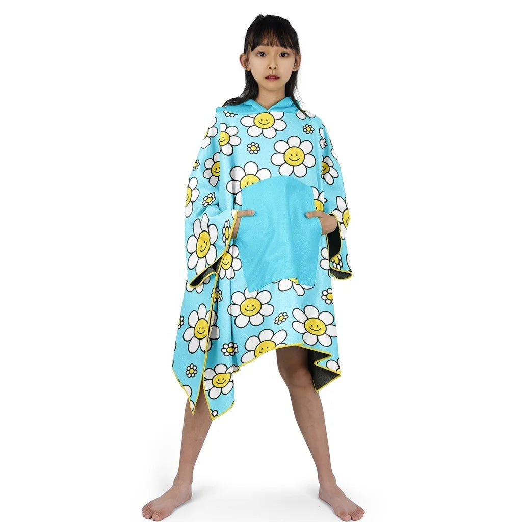 China Top Ten Selling Quick Dry Soft Hooded Towel for Children