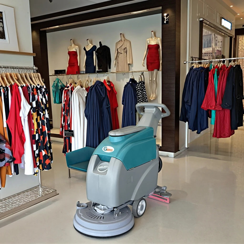 Best Selling GS460 Walk-Behind Floor Scrubber Electric Cleaning Equipment with New Condition for Home Restaurant Use