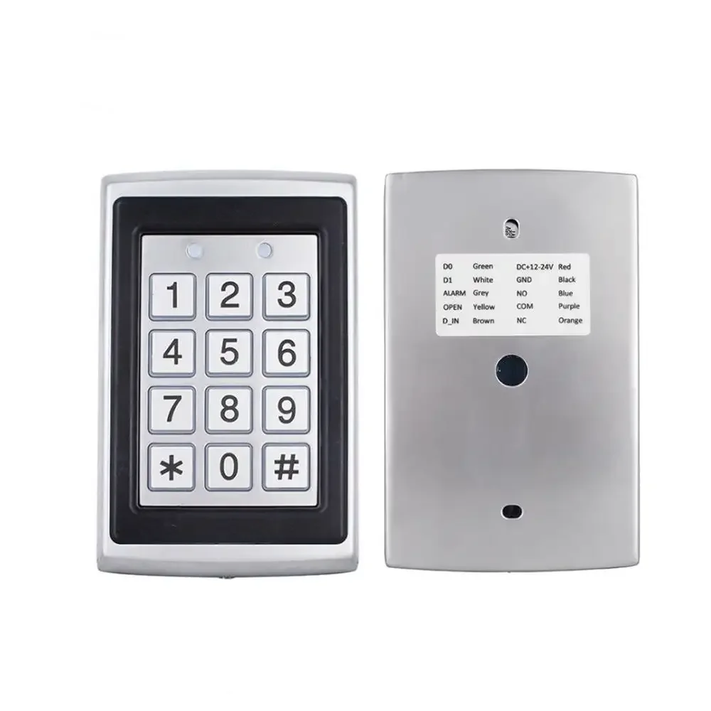 Standalone Access Control Keypad 125KHZ RFID Card  Smart Door Lock Access Controller