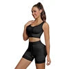 Wholesale 2 Piece Shaper Set Tummy Control Mastectomy Bra Shapewear Bbl Short Stage 2 Post Surgery Colombian Fajas De Para Mujer