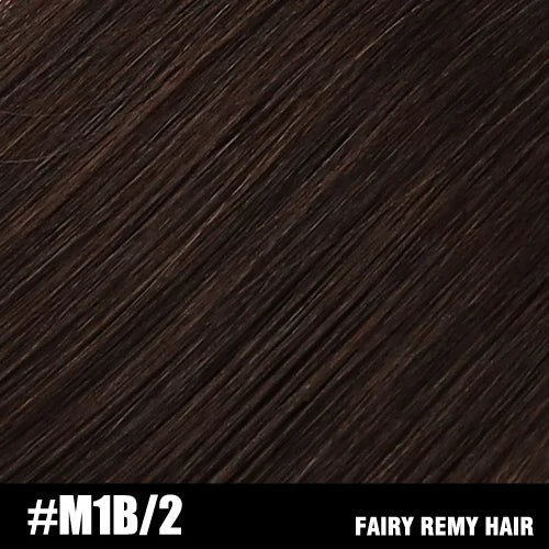 Fairy Remy Hair 20-22" Remy Keratin Flat Tip Human Hair Extensions Straight Capsules Natural Pre Bonded Hair 0.8g/Strand