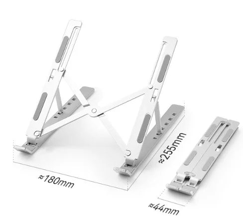 KINNO Foldable Laptop Stand Aluminum Alloy Computer Desktop Tablet Stand Portable Cooling Bracket
