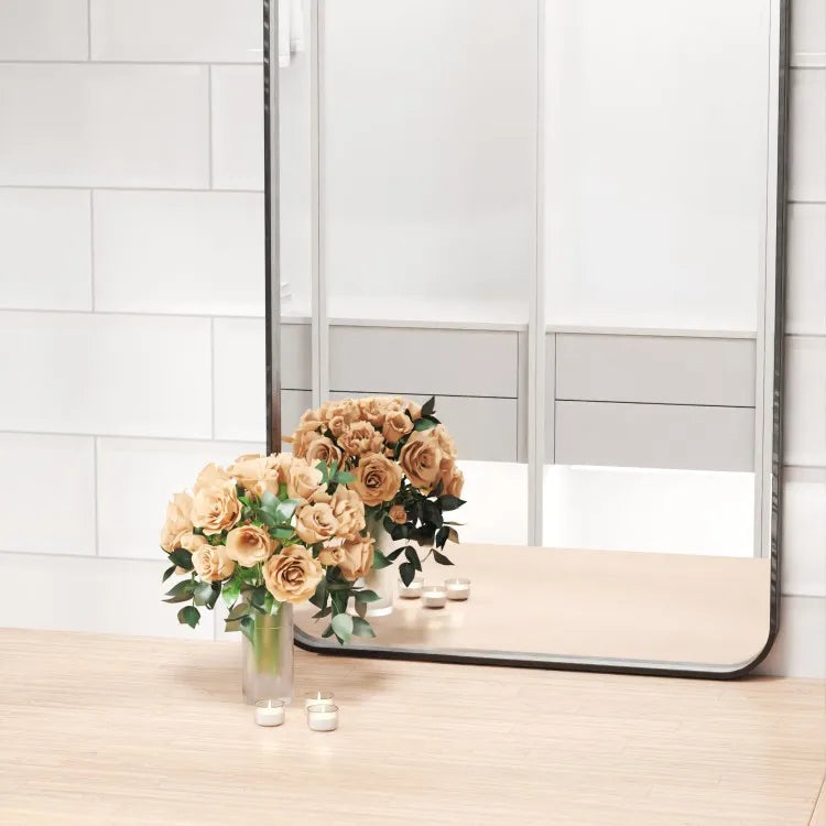 New Popular Fashion Style Modern Framed Mirror  Aluminium Wall Mirror for Living Room  & Bathroom