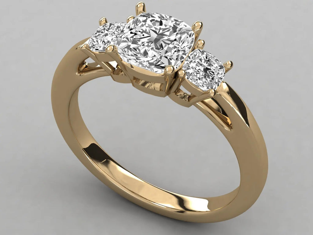 Buy KRISHNAM JEWELS Third Party Certified Natural High Quality Solitaire Diamond Ring Trendy Design Women Wedding Anniversary