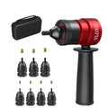 VLOXO Portable Handheld Electric Rivet Nut Gun Automatic Female Gun Head Cordless Riveting Power Drill Tool Kit