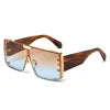 2245 New Fashion Square Sunglasses Men Women Sun Glasses Gradients Lens Golden Frame Luxury Custom Logo Sunglasses