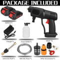 60Bar 1500W Cordless High Pressure Car Washer Rechargeable Car Wash Gun Electric Water Gun Foam Machine for Makita 18V Battery