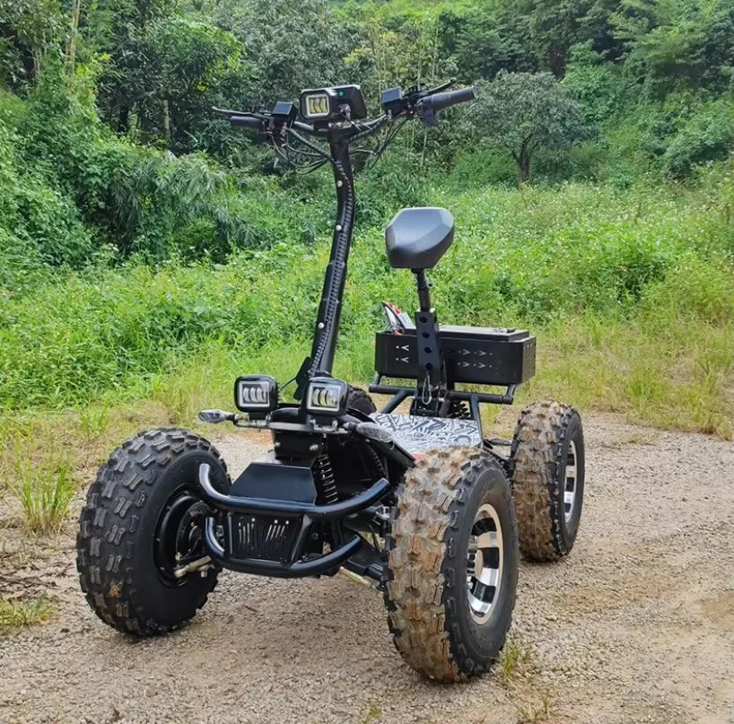 8000w Escooter off Road Mountain 21inch ATV Foldable Adult Mobility Scooters Electric 4 Wheel Heavy Duty