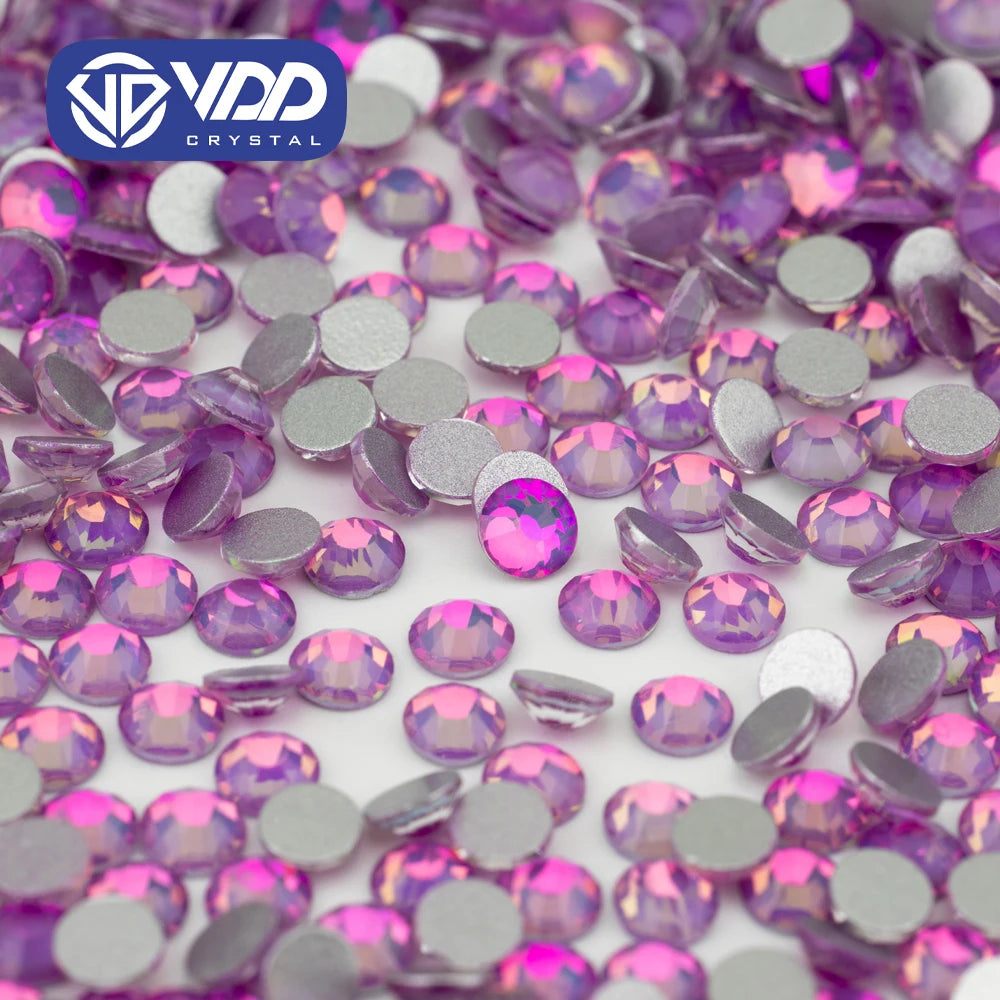 VDD 420 Galaxy-Lavender SS4-SS50 Glass Rhinestones Crystal High Quality Flatback Stones for Nail Art Accessories DIY Crafts