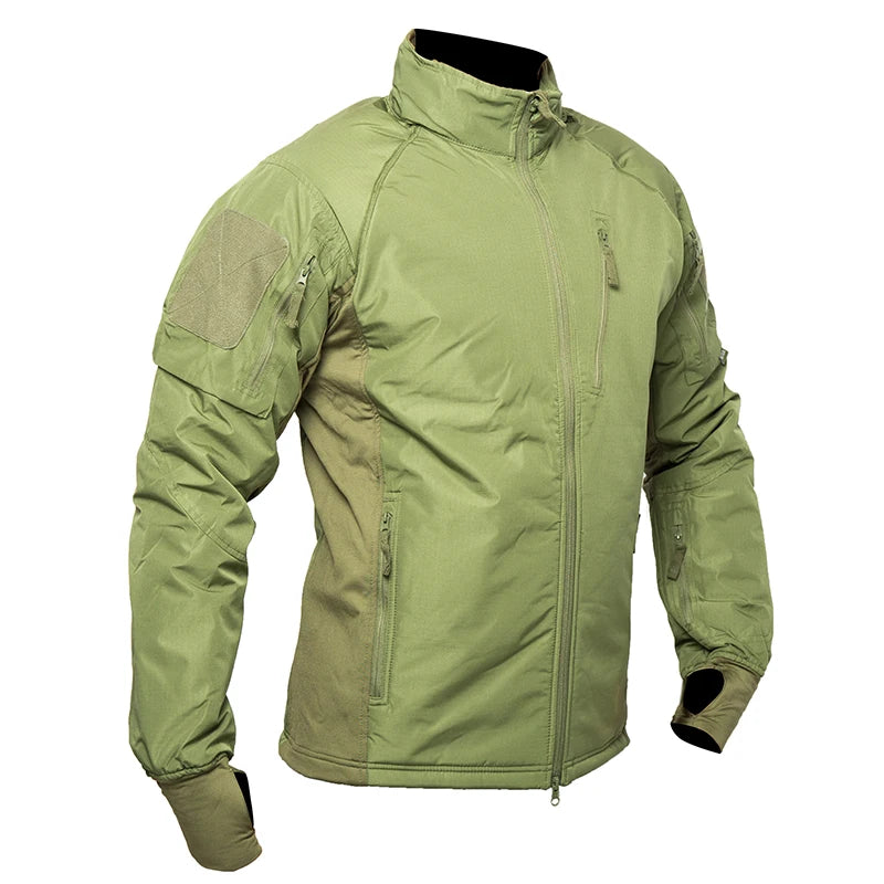 Mege Men's Tactical Jacket Coat Fleece Parka Outdoor Outwear Lightweight Gear