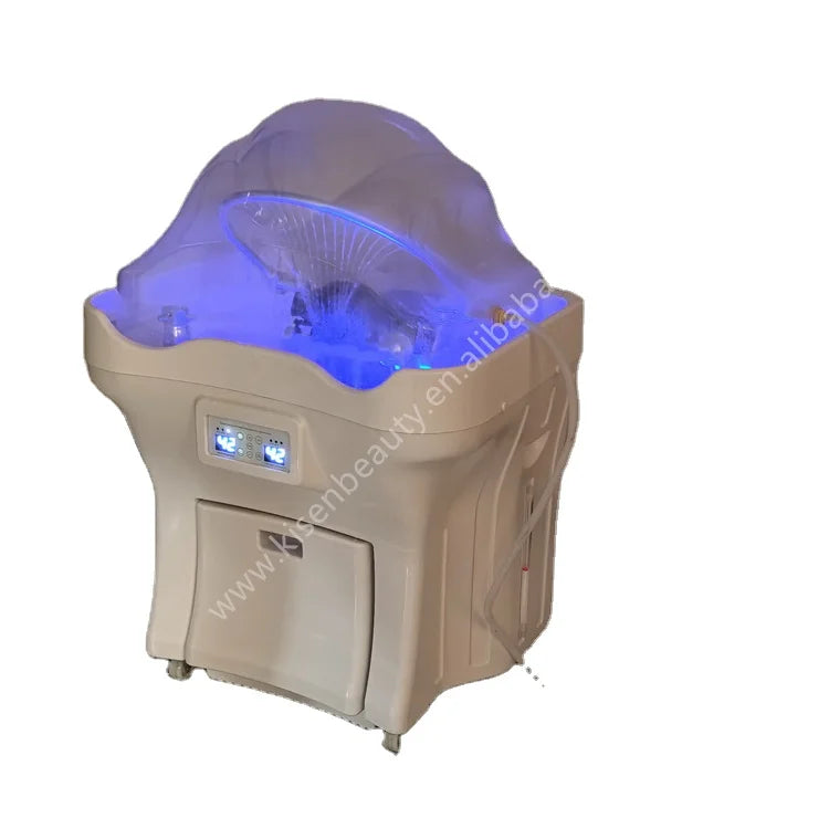 Kisen In-stock Inventory Shampoo Basin Head Spa White Black Customized Voltage logo Plug Fast Delivery